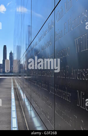 Empty Sky Memorial in Liberty State Park, New Jersey Stock Photo