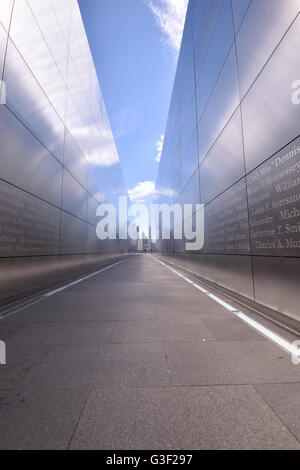 Empty Sky Memorial in Liberty State Park, New Jersey Stock Photo