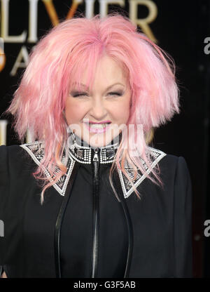 April 3, 2016 - Cyndi Lauper attending The Olivier Awards 2016 at Royal Opera House, Covent Garden in London, UK. Stock Photo
