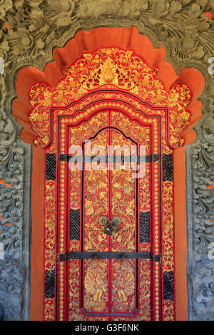 Pagoda, Pura Meru Hindu Temple, Mataram City, Lombok Island, West Nusa Tenggara Province, Indonesia Stock Photo