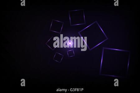 Vector neon squares design Stock Vector