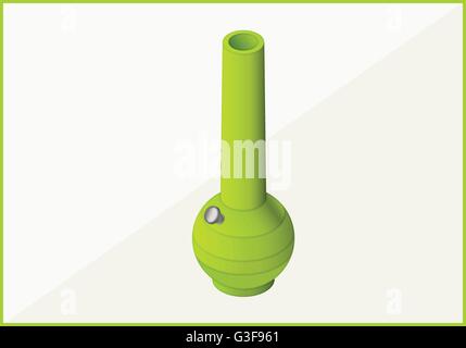 bong smoke weed isometric vector Stock Vector