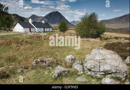 Blackrock Cottage, Glencoe, Scotland Stock Photo