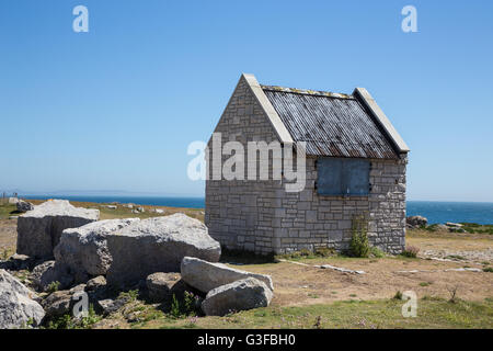 Stone hut, Portland Dorset 2015 Stock Photo