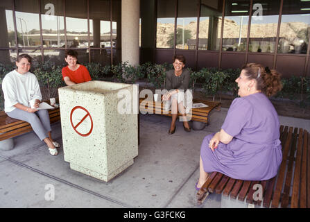 Foreign expatriates living and working in Saudi Aramco Dhahran oil company compound. Stock Photo