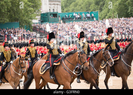 London UK, 11th June 2016, Kings Troop, Royal Horse Artillery Credit:  Ian Davidson/Alamy Live News Stock Photo