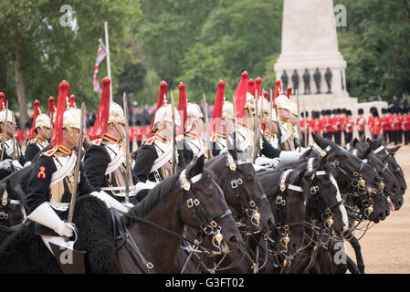 London UK, 11th June 2016,The Household Division at the Trooping of the Colour Credit:  Ian Davidson/Alamy Live News Stock Photo