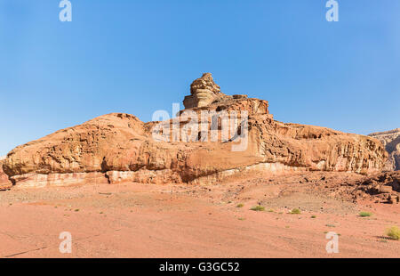 Mount a screw in Timna Israel Stock Photo