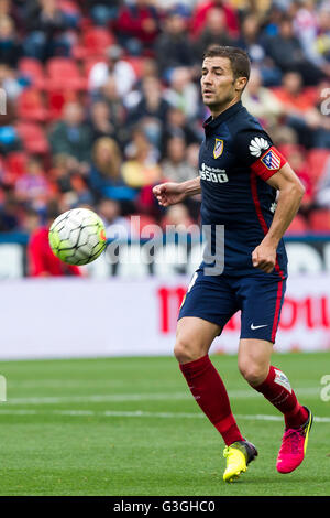 14 GABRIEL FERNANDEZ ARENAS  GABI OF ATLETICO DE MADRID    during La Liga match between Levante UD and Atletico de Madrid at Ciutat de Valencia Stadium (Photo by Jose Miguel Fernandez de Velasco / Pacific Press) Stock Photo