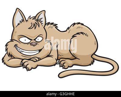 Vector illustration of Cat cartoon Stock Vector