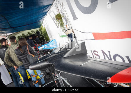 Rome, Italy. 14th May, 2016. Rome Drone Expo Show, air show dedicated to drones. © Andrea Ronchini/Pacific Press/Alamy Live News Stock Photo