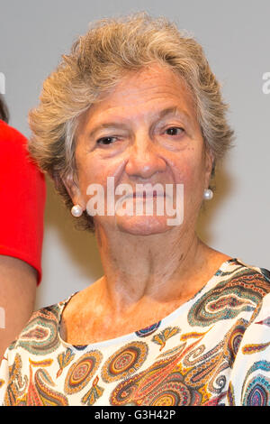 Marthe Villalonga actress of the film The Final Lesson (La Derniere lecon) attends the opening ceremony of the Festival du Film Francais au Japon 2016 on June 24, 2016, Tokyo, Japan. 13 movies will be screened during the festival which runs from June 24th to 27th. © Rodrigo Reyes Marin/AFLO/Alamy Live News Stock Photo