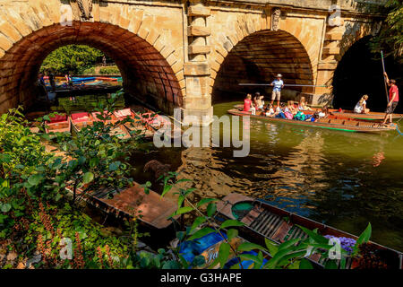 Boating On The River Oxford UK Stock Photo