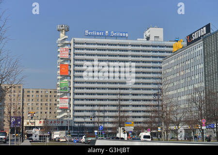 Berliner Verlag, Berliner Zeitung, Karl-Liebknecht-Strasse, Alexanderplatz, Mitte, Berlin, Deutschland Stock Photo