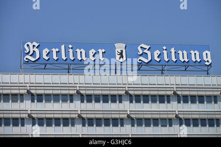 Berliner Verlag, Berliner Zeitung, Karl-Liebknecht-Strasse, Alexanderplatz, Mitte, Berlin, Deutschland Stock Photo