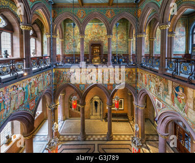 Entrance hall at the Scottish National Portrait Gallery, Edinburgh, Scotland, UK