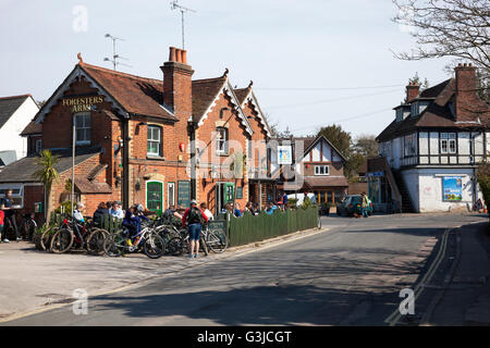 Brockenhurst village in the New Forest Hampshire Stock Photo - Alamy