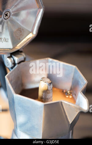 Italian coffee machine Stock Photo