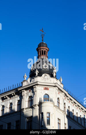 Art Nouveau building in Riga, Latvia Stock Photo
