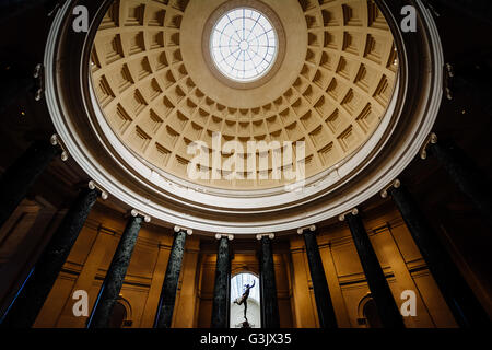 Interior dome at the National Gallery of Art, in Washington, DC. Stock Photo