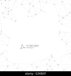 Abstract triangular background Stock Vector