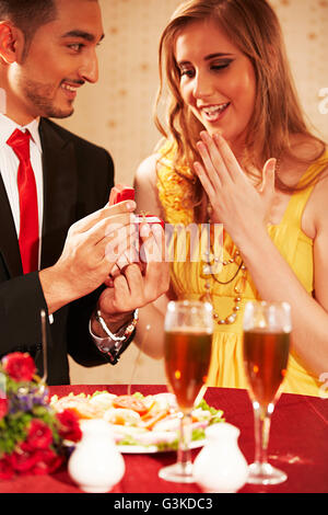 2 Foreigner Married Couples Hotel Surprise Anniversary Gift Stock Photo