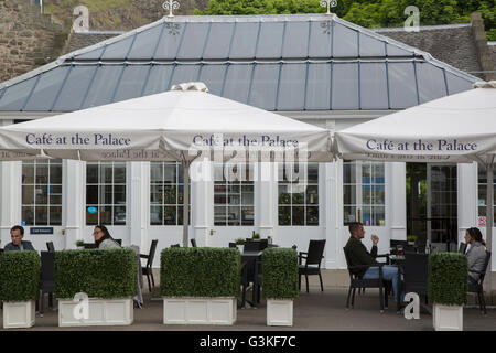 Cafe at Palace of Holyroodhouse, Edinburgh; Scotland Stock Photo