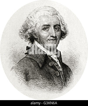 Jonathan Trumbull, 1710 - 1785 Stock Photo