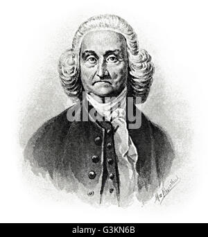 Jonathan Trumbull, 1710 - 1785 Stock Photo