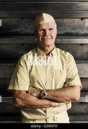 Happy baker Stock Photo