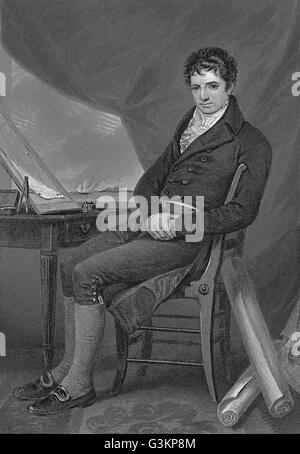 Robert Fulton, 1765 - 1815 Stock Photo