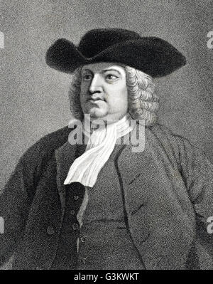 William Penn, 1644 - 1718 Stock Photo