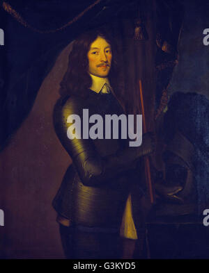 Attributed to Willem van Honthorst - James Graham, 1st Marquess of Montrose, 1612 - 1650  - Stock Photo