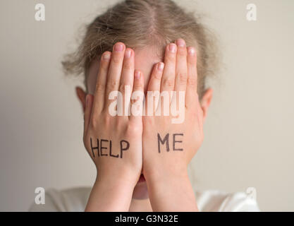 Child need help. Stock Photo