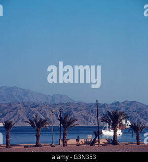 Der Golf von Akaba, Israel 1970er Jahre. The Gulf of Aqaba, Israel 1970s. Stock Photo