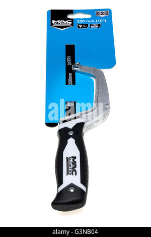 Mac Allister mini hacksaw for awkward to reach places Stock Photo