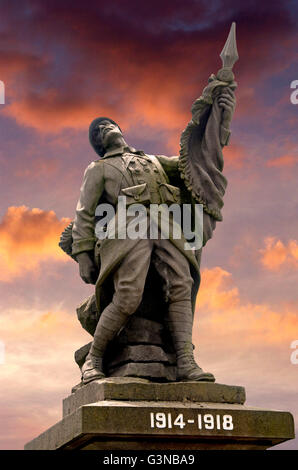 Memorial of the First World War, Auvergne, France, Europe Stock Photo