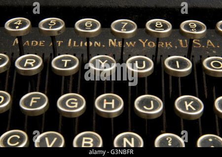 Manual typewriter, Remington Stock Photo