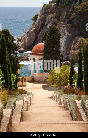 Jardí Botànic Marimurtra, botanical gardens, Blanes, La Selva, Costa Brava, Catalonia, Spain, Europe Stock Photo