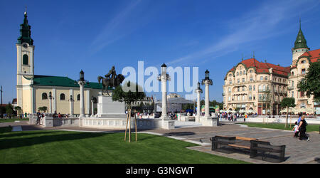 Romania, Crisana, Oradea, Piata Unirii, Stock Photo