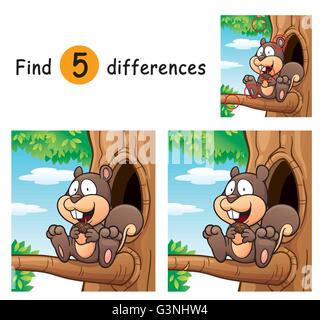 Find differences game for children Stock Vector Image & Art - Alamy