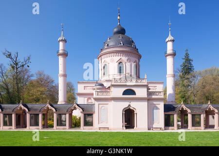 Mosque in the palace garden, Schwetzingen Castle, Schwetzingen, Baden-Württemberg, Germany Stock Photo