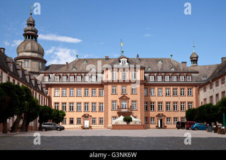 Schloss Berleburg Castle, Bad Berleburg, Wittgensteiner Land district, Sauerland region, North Rhine-Westphalia Stock Photo