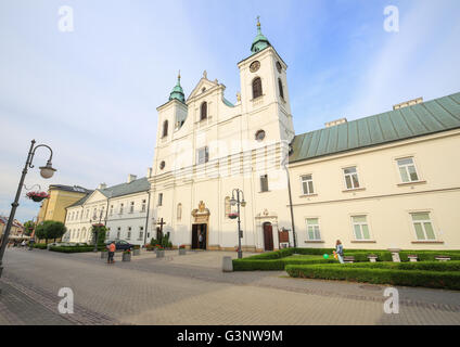 View of the church in Rzeszow town / Poland Stock Photo