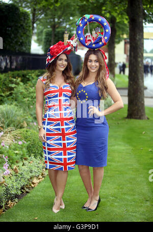 India Reynolds (left) and Holly Peers (right) for Ladbrokes during day