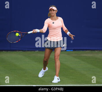 Ukraine's Lesia Tsurenko during day two of the 2016 AEGON Classic at the Edgbaston Priory, Birmingham. Stock Photo