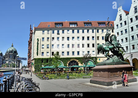 Nikolaiviertel historic district Mitte ( St Nicholas Quarter ) Berlin ...