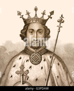 Richard II, Richard of Bordeaux, 1367-1400, King of England Stock Photo