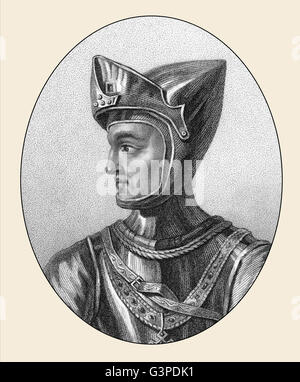 Henry of Grosmont, 1st Duke of Lancaster, 4th Earl of Leicester and Lancaster, c. 1310-1361 Stock Photo