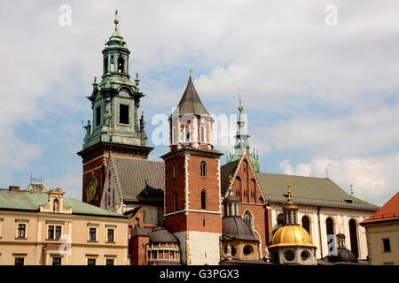 the Wawel Cathedral Krakow Poland Stock Photo